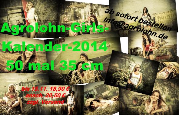 Agrolohn-Girls-Kalender 2014