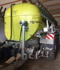 Fliegl Polyline Pumptankwagen 14000 l, Bodennah mit Schleppschuhverteiler SKATE