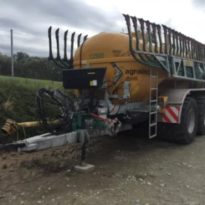 Zunhammer Pumptankwagen 12500 l, Bodennah mit Schleppschuhverteiler FARMLAND-FIX